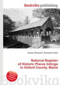 National Register of Historic Places listings in Oxford County, Maine