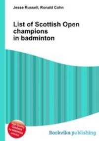 List of Scottish Open champions in badminton