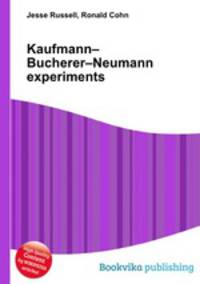 Kaufmann–Bucherer–Neumann experiments