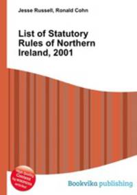 List of Statutory Rules of Northern Ireland, 2001