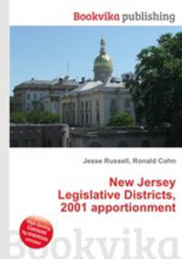 New Jersey Legislative Districts, 2001 apportionment