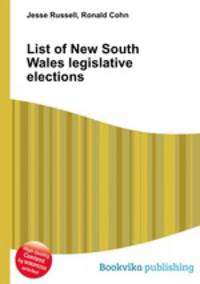 List of New South Wales legislative elections