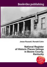 National Register of Historic Places listings in Boone County, Kentucky