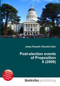 Post-election events of Proposition 8 (2008)