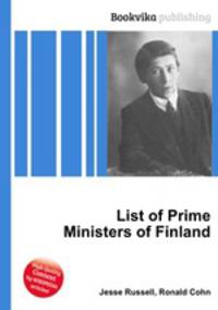 List of Prime Ministers of Finland