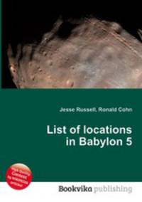 List of locations in Babylon 5