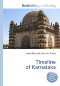 Timeline of Karnataka