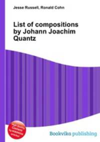 List of compositions by Johann Joachim Quantz