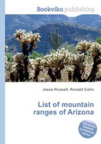 List of mountain ranges of Arizona