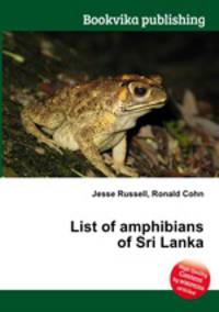 List of amphibians of Sri Lanka