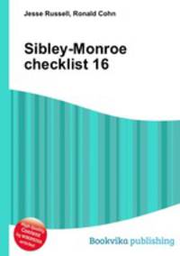 Sibley-Monroe checklist 16