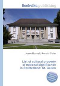 List of cultural property of national significance in Switzerland: St. Gallen