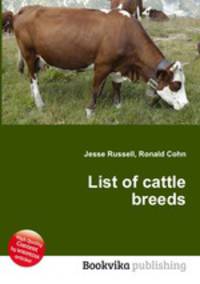 List of cattle breeds