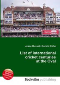 List of international cricket centuries at the Oval