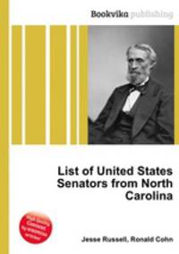 List of United States Senators from North Carolina