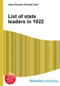 List of state leaders in 1922