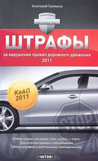 Штрафы за нарушения Правил дорожного движения, 2011