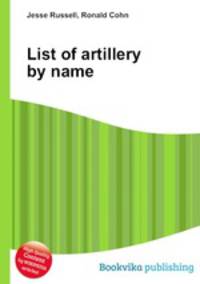 List of artillery by name