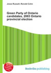 Green Party of Ontario candidates, 2003 Ontario provincial election