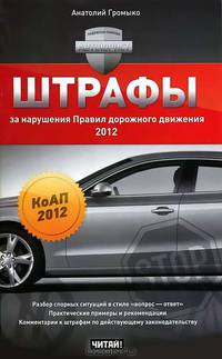 Штрафы за нарушения Правил дорожного движения, 2012