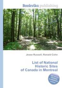 List of National Historic Sites of Canada in Montreal