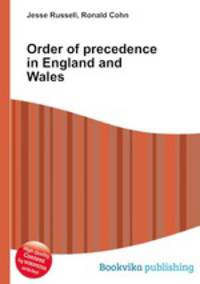 Order of precedence in England and Wales