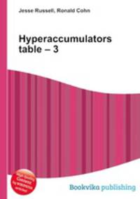 Hyperaccumulators table – 3