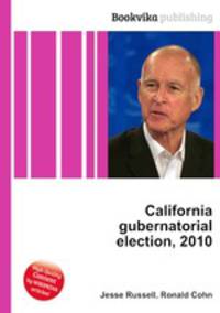 California gubernatorial election, 2010