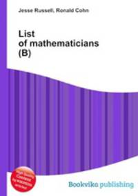 List of mathematicians (B)