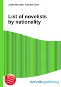 List of novelists by nationality