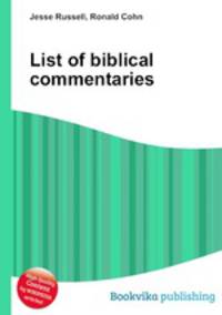 List of biblical commentaries