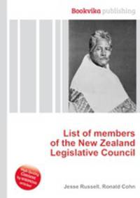 List of members of the New Zealand Legislative Council