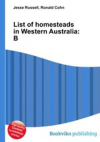 List of homesteads in Western Australia: B