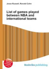 List of games played between NBA and international teams