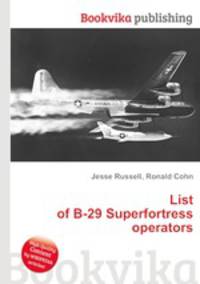 List of B-29 Superfortress operators