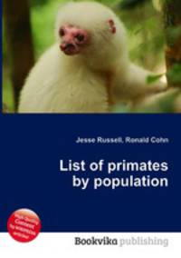 List of primates by population