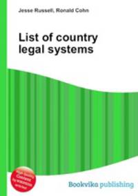 List of country legal systems