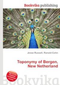 Toponymy of Bergen, New Netherland