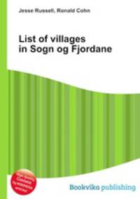 List of villages in Sogn og Fjordane