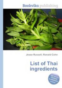 List of Thai ingredients