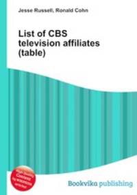 List of CBS television affiliates (table)