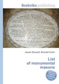 List of monumental masons