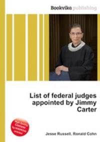 List of federal judges appointed by Jimmy Carter