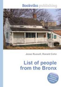 List of people from the Bronx