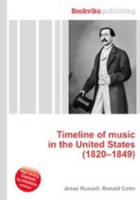 Timeline of music in the United States (1820–1849)