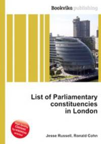 List of Parliamentary constituencies in London