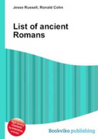 List of ancient Romans