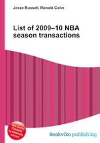 List of 2009–10 NBA season transactions