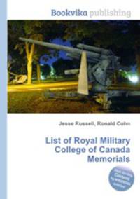 List of Royal Military College of Canada Memorials