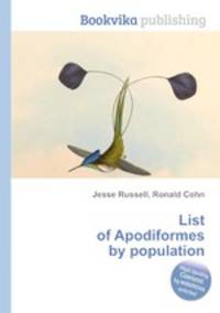 List of Apodiformes by population